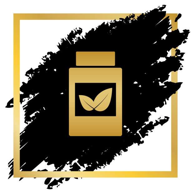 补充容器上有金色图标图片下载