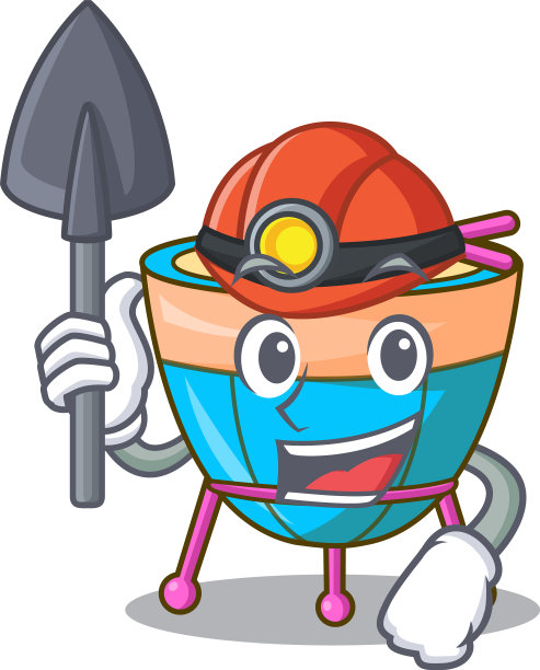 矿工在动画定音鼓的工作室音乐图片下载