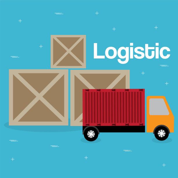 卡车物流服务标志图片下载