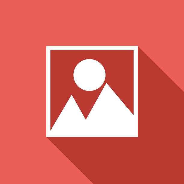 照片图标与长影子图片下载