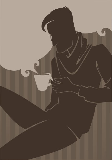 人喝咖啡图片下载