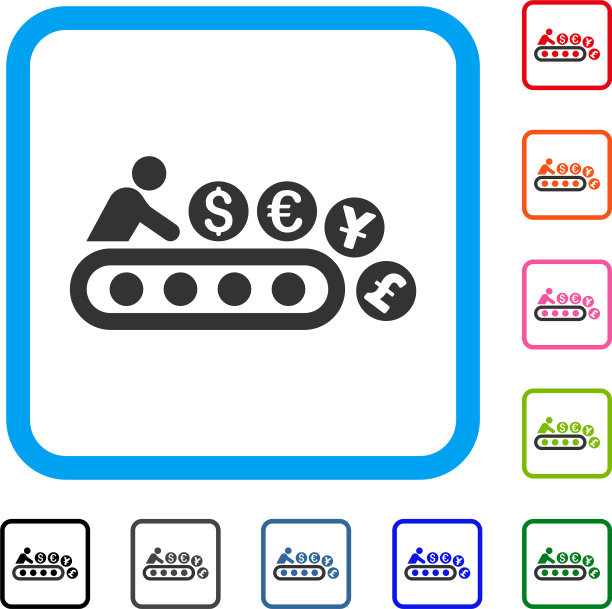 金钱工厂框图标图片下载