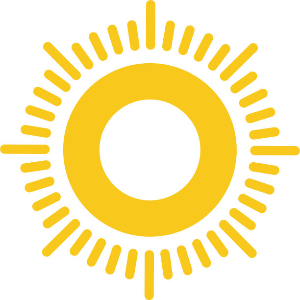 太阳标志模板图片下载