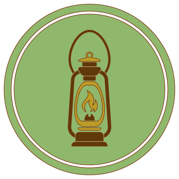 古董旧煤油灯孤立复古设计图片下载