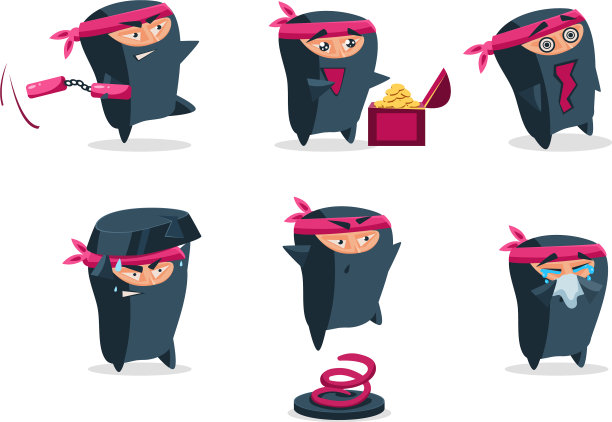 平套忍者在不同搞笑图片下载