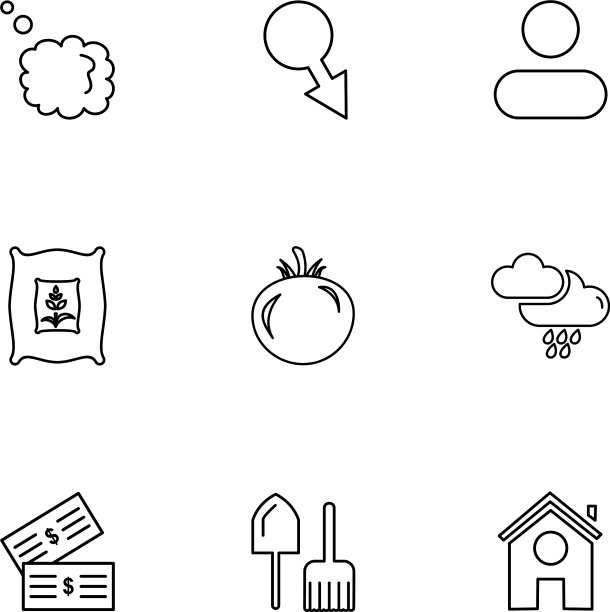 西红柿美元铁锹农农村农场图片下载