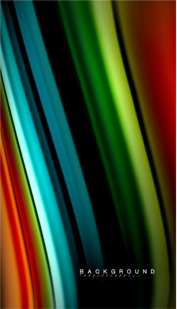 流体混合颜色波抽象图片下载