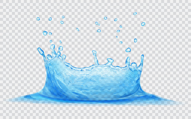 水冠与水滴溅图片下载