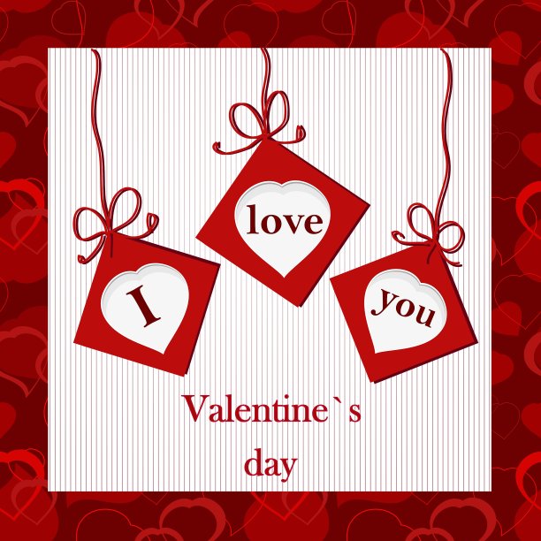 情人节卡片-我爱你图片下载