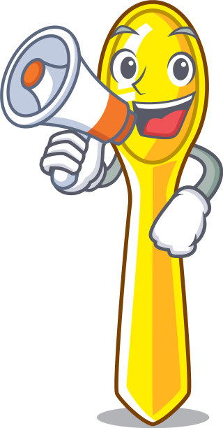 带着扩音器，儿童用的勺子塑料图片下载