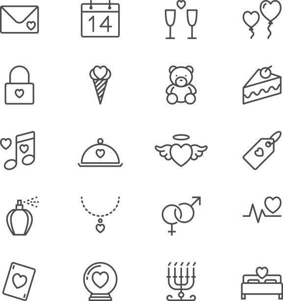 情人节瘦图标图片下载