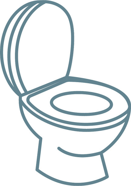 马桶马桶线性图标概念马桶马桶线图片下载