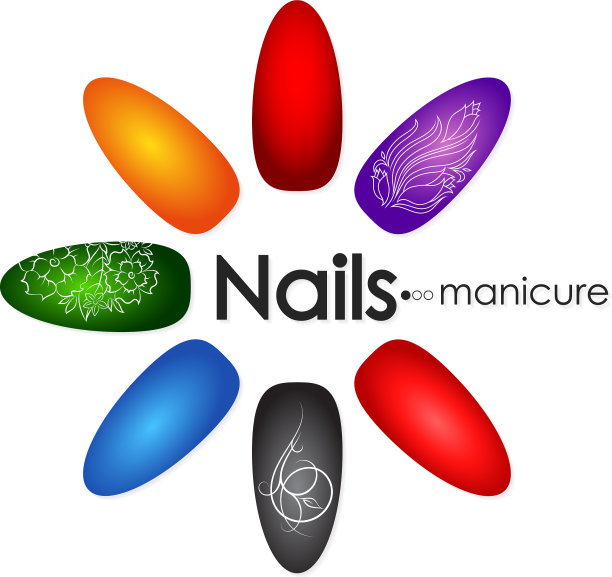 美甲和足疗指甲设计图片下载