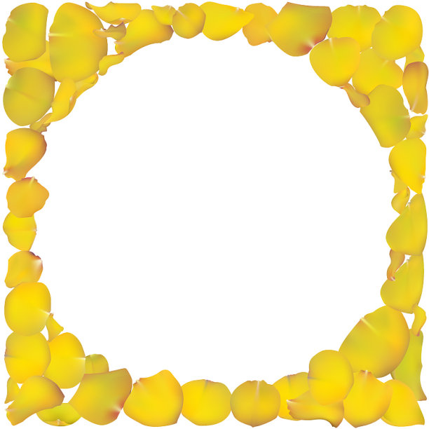 邀请模板与玫瑰花瓣图片下载