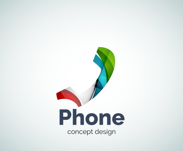 复古手机logo模板图片下载