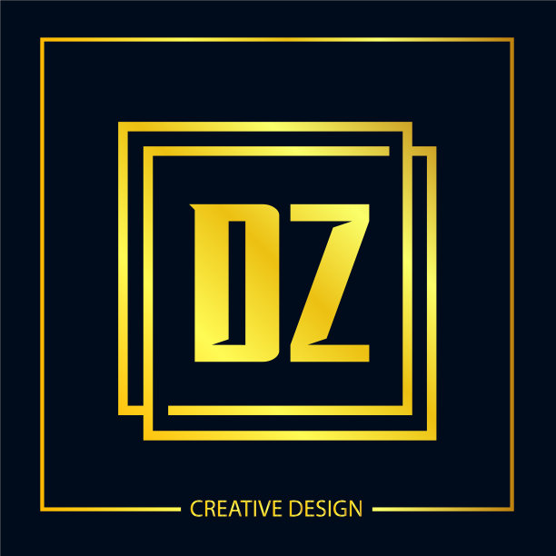 首字母dz标志模板设计图片下载