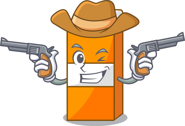 牛仔包装果汁人物卡通图片下载