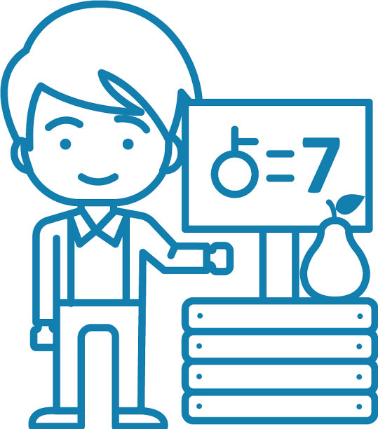 作为一个卖家线性图标概念工作图片下载