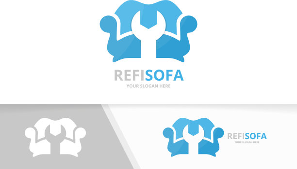 沙发标志组合沙发和修理图片下载