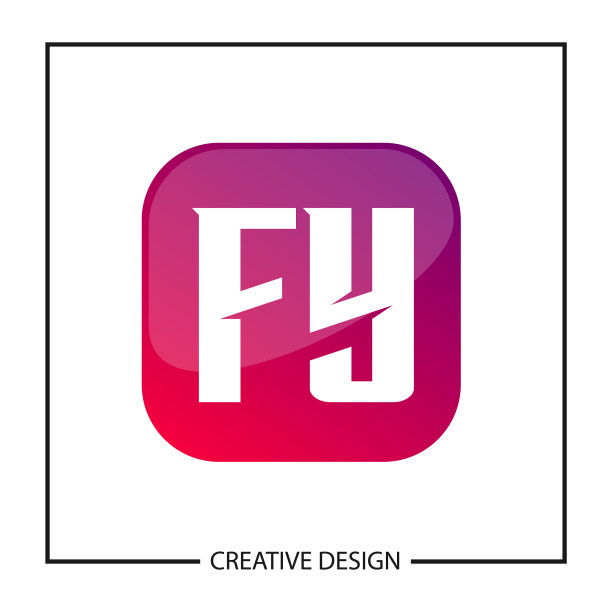 字母FY标志模板设计图片下载
