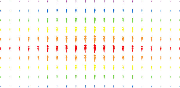 胡萝卜光谱半色调图案图片下载