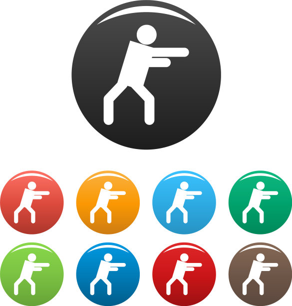 棍棒人物棍棒图标设置象形文字图片下载