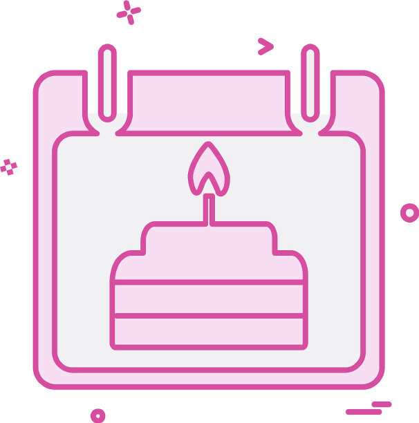 生日日历图标设计图片下载
