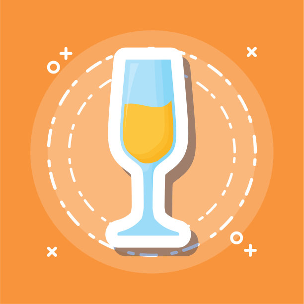 香槟酒杯图标图片下载