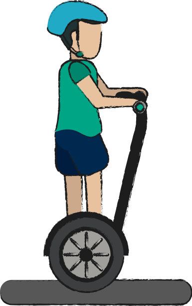 男孩赛格威设计图片下载