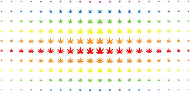 大麻光谱半色调矩阵图片下载