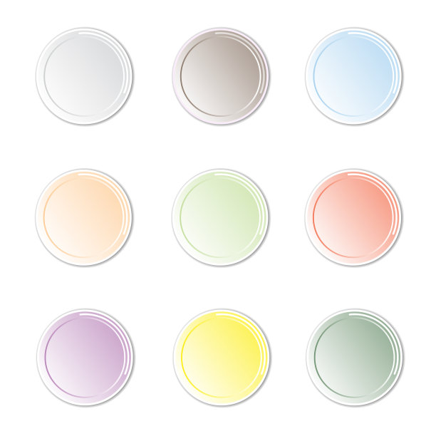 带阴影的色圈图片下载