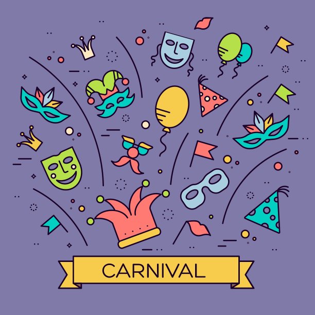 庆祝节日节日聚会设备单薄图片下载