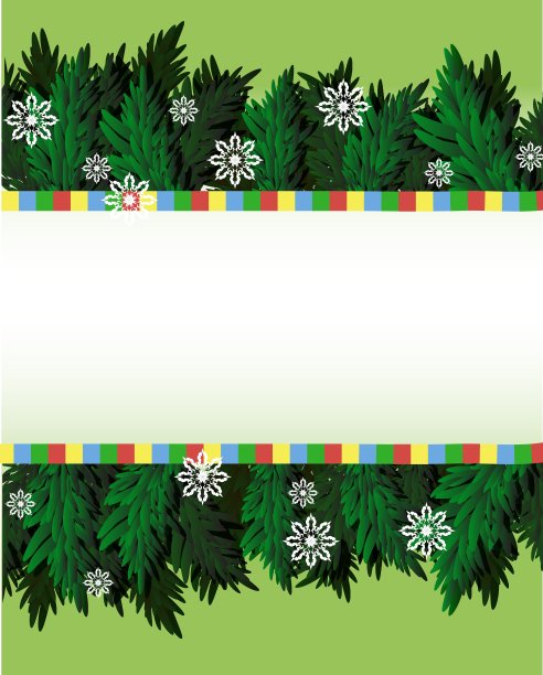 节日的枝头飘着雪花图片下载