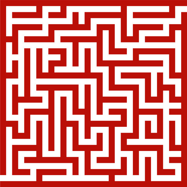 红色的迷宫图片下载