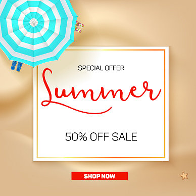 销售广告横幅复古文字设计夏天图片下载