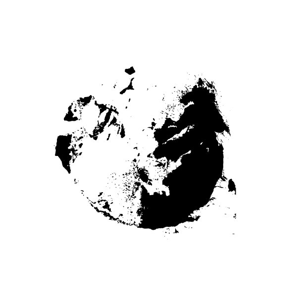 垃圾墨刷圆邮票现代黑色图片下载