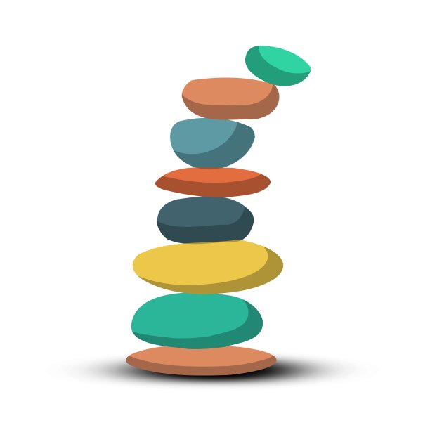 石头-鹅卵石堆复古图片下载