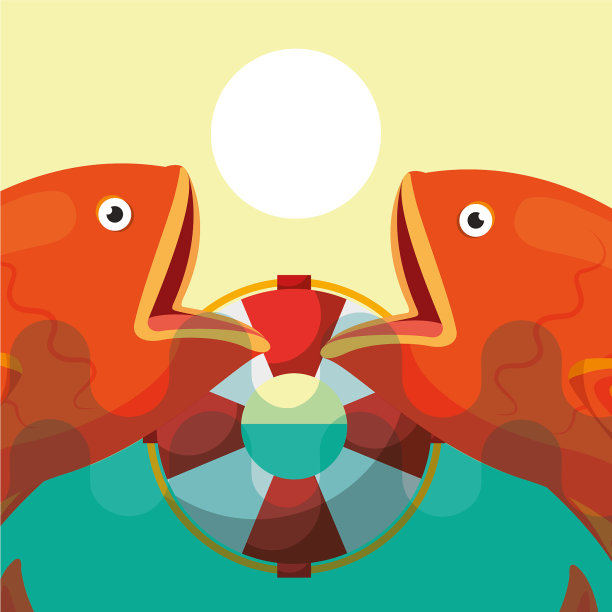 钓鱼鱼卡通图片下载