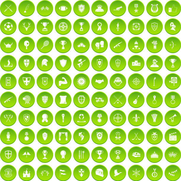 100树图标设置绿色圈图片下载