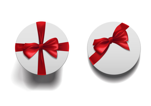 带弓的封闭圆盒图片下载