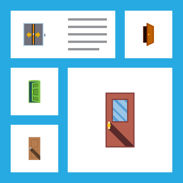 平面图标门套框入口门等图片下载