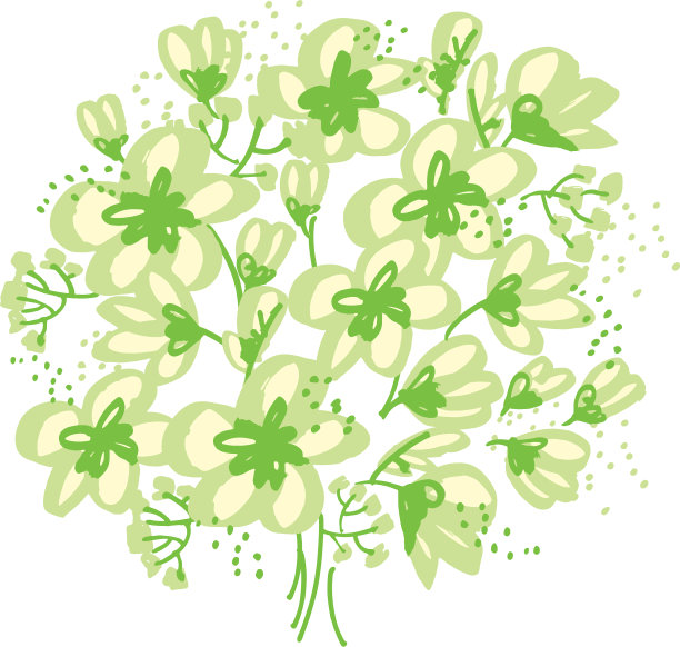 抽象手绘苹果花图片下载