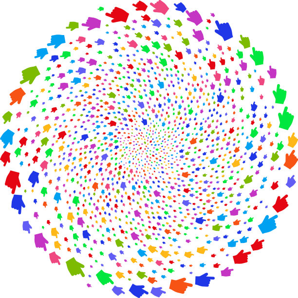 食指旋转爆炸球状体图片下载