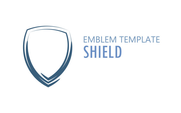 盾牌白色标志图片下载