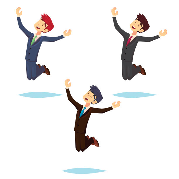 商人性格的情感和表情图片下载