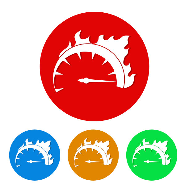 一套速度图标按钮股票图片下载