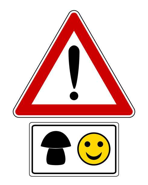 用蘑菇和笑脸来表示注意图片下载