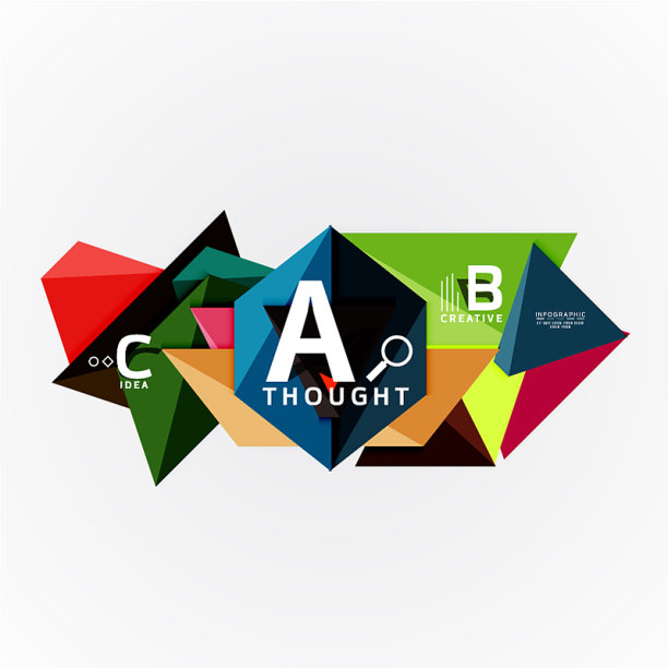 纸信息图表横幅模板与一个b c图片下载