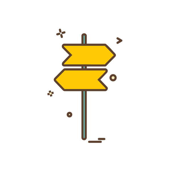 方向板图标设计图片下载