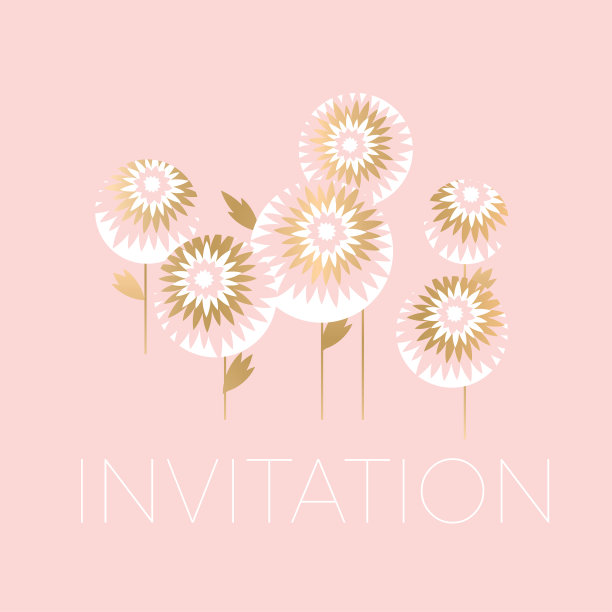 装饰菊花花的设计元素图片下载